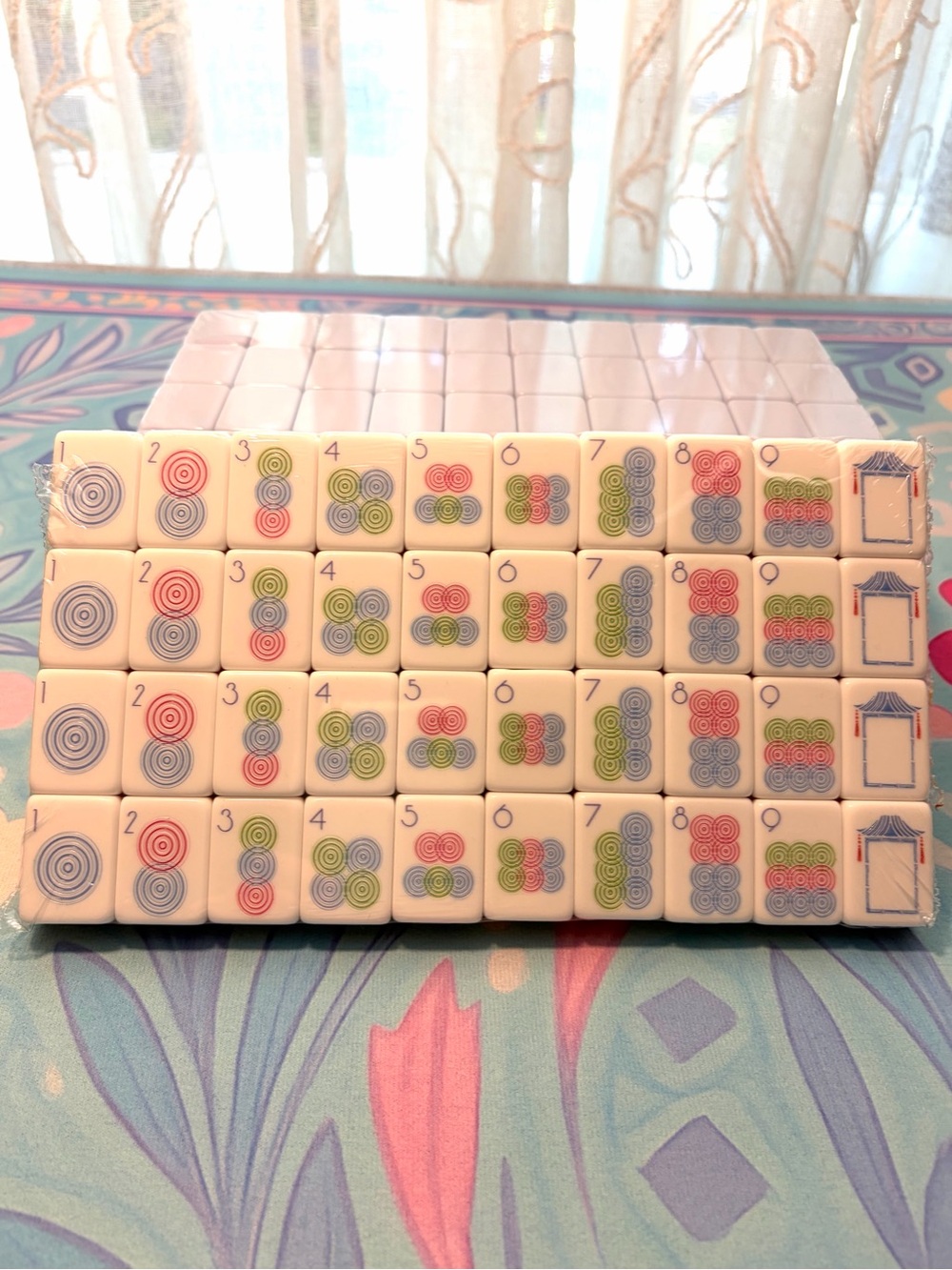 Lavender Mahjong Tiles πποΈπ©΅ and Tile Bag - Picture 5 of 10